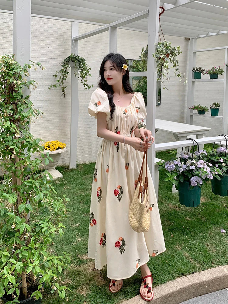 Summer Korean New Slim Women's Dress Sweet Ladies